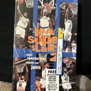 NBA Super Slams 2 VHS 1995 Michael Jordan NWT Factory Sealed!